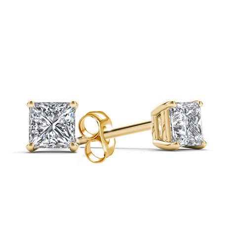 buy 1 carat diamond earrings
